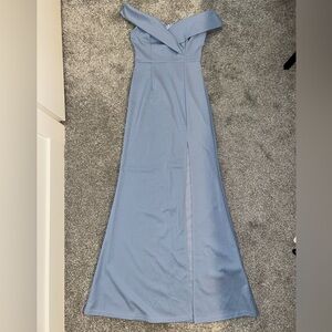 NWT Baby blue long formal event dress